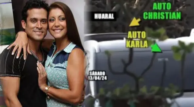 Karla Tarazona y Christian Domínguez juntos en Huaral.