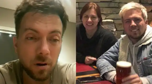 Julián Zucchi se mostró en sus redes sociales en aparente estado de ebriedad.