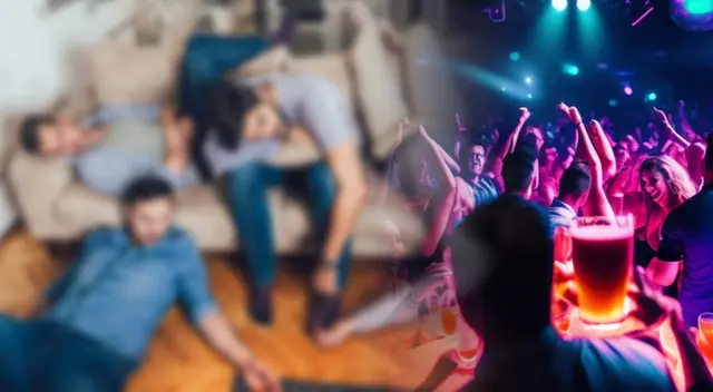 Hombres terminan pepeados tras asistir a una conocida discoteca.