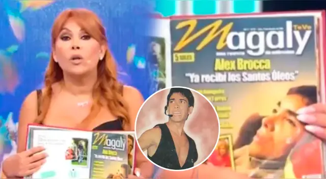 Magaly Medina recuerda entrevista a Alex Brocca para su revista.