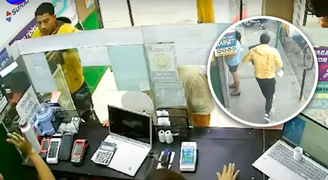 Ladrón se lleva más S/10 mil en menos de 10 segundos. Ladrón se lleva más S/10 mil en menos de 10 segundos.