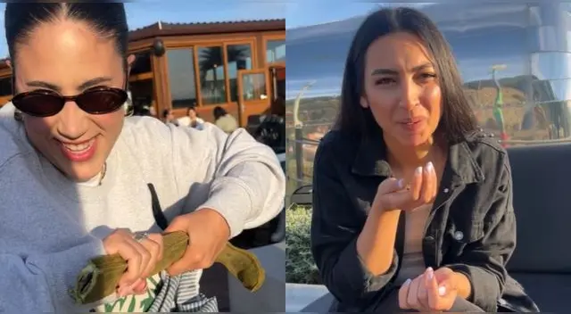 Española visita Perú, se lleva pacay a su país para invitar a sus amigas y es viral en TikTok.