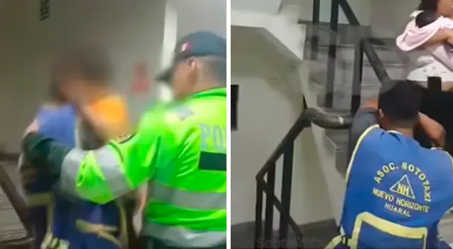 Padre rompe en llanto tras encontrar a su hijo tras horas de estar desaparecido.