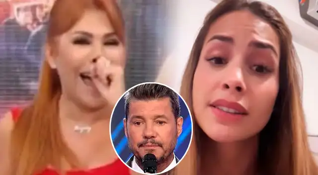Magaly Medina vaciló a Milett Figueroa tras rumores de separación con Marcelo Tinelli.