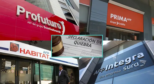 Inteligenta plantea el panorama de lo que sería la quiebras de las AFP.