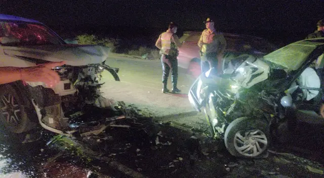 Accidente en carretera Sullana - Paita, dejó a una victima mortal y tres heridos.