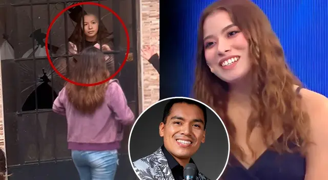 Yanira Higginson Bartra, joven ampayada con Donnie Yaipén: Mujeres rompen la puerta de su casa.