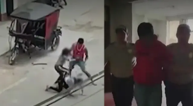 Extranjero golpea a su pareja e hija y vecinos de Tumbes la defienden.. Extranjero golpea a su pareja e hija y vecinos de Tumbes la defienden..