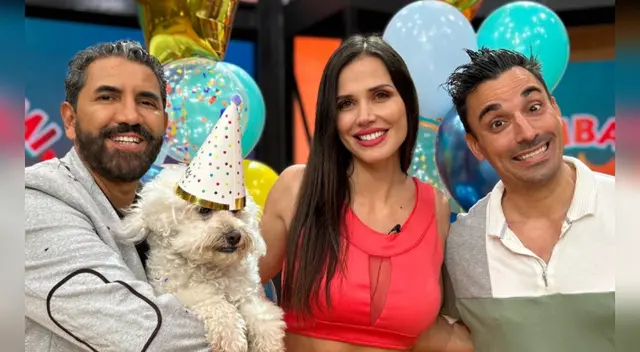 "Arriba mi gente" celebra segundo aniversario en Latina con Maju Mantilla, Santi Lesmes y Fernando Díaz.