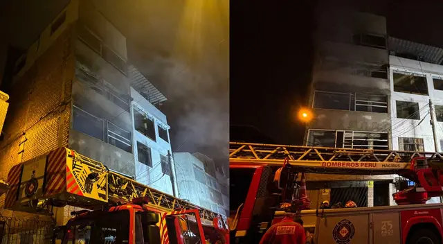 Varias unidades de bomberos se han movilizado para evitar que el incendio llegue a mayores proporciones.