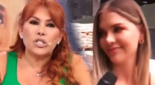 Brunella Horna reaccionó ante insultos de Magaly Medina.