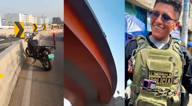 El policía fue identificado como Jonathan Contreras Maquera.