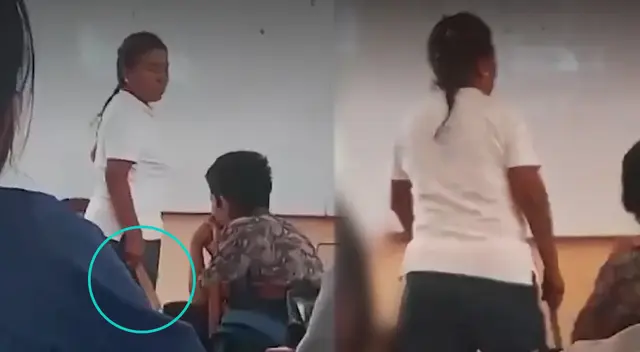 Profesora golpeó a su alumno en reiteradas veces con regla de madera. Profesora golpeó a su alumno en reiteradas veces con regla de madera.
