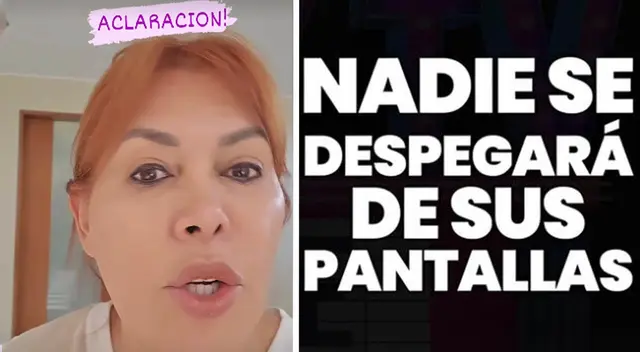 Magaly Medina no lanzará bomba el próximo lunes y hace fuerte aclaración.