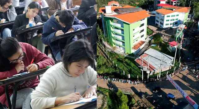 Cientos de estudiantes postularon a la UNACH este domingo 28 de abril.