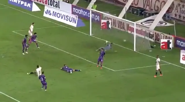 Christopher Olivares apareció en el Universitario vs. Comerciantes por el Torneo Apertura 2024.