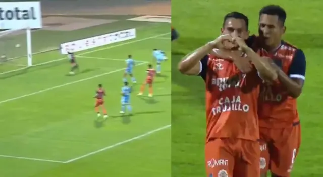 Jairo Vélez apareció en el Sporting Cristal vs. César Vallejo con un potente remate.