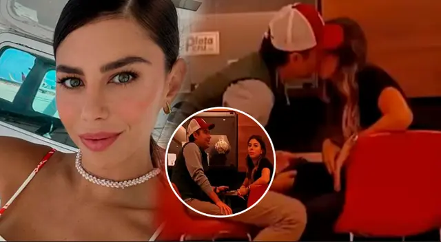 Alondra García Miró y su novio son captados dándose un beso en el aeropuerto. Alondra García Miró y su novio son captados dándose un beso en el aeropuerto.