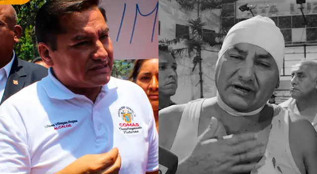 Alcalde de Comas denuncia que detrás del atentado hay mafias de extorsionadores.