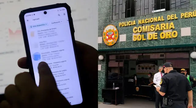 Mujer denunció mensajes extorsivos en la Comisaría Sol de Oro de Los Olivos.
