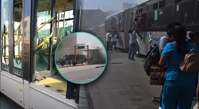 Bus del Metropolitano se habría incendiado cerca a la estación Parque del Trabajo. Bus del Metropolitano se habría incendiado cerca a la estación Parque del Trabajo.