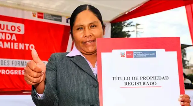 Ciudadana obtuvo su título de propiedad totalmente gratis con la campaña de Cofopri.