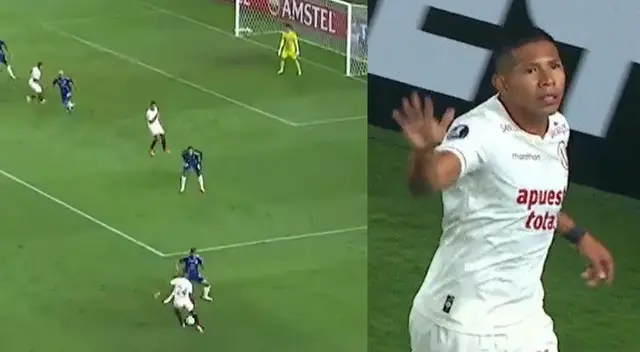 Edison Flores logró el empate parcial ante Junior por Copa Libertadores.