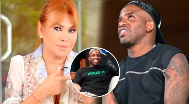 Magaly Medina cuestiona a Jefferson Farfán por reírse sobre demandas.
