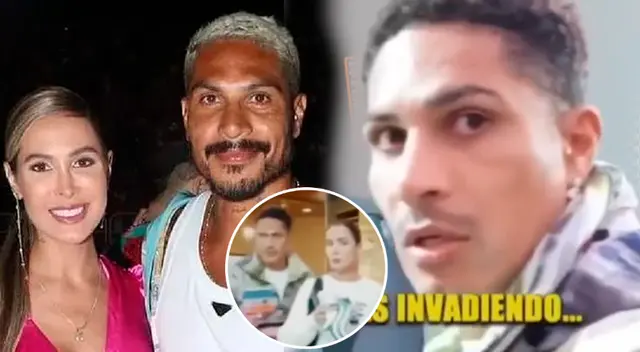 Paolo Guerrero estaba con Ana Paula cuando explotó con reportero.