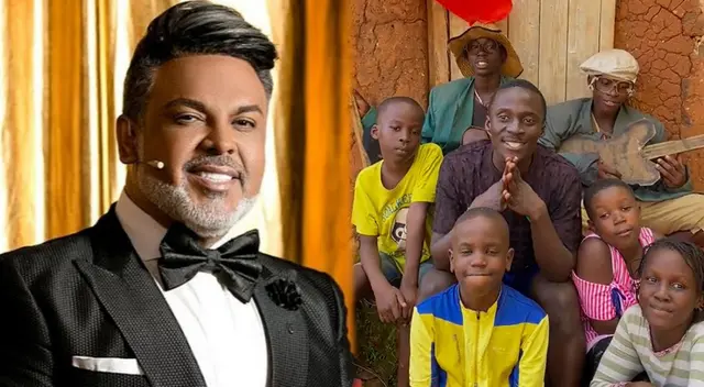 Niños africanos le pidieron a Andrés Hurtado ayudarles a conocer Perú. Niños africanos le pidieron a Andrés Hurtado ayudarles a conocer Perú.