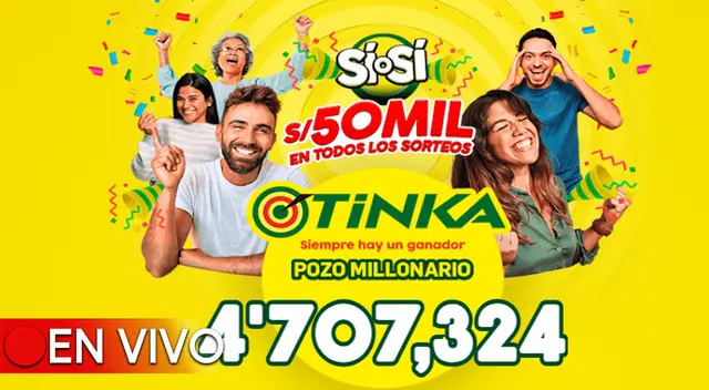 El pozo millonario de la Tinka se sorteó este domingo 12 de mayo a las 10:50 p.m.