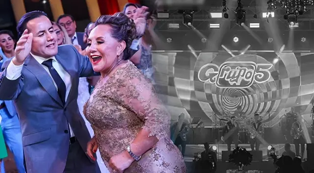 Grupo 5 fue contratado en fiesta de Richard Acuña, pero los invitados no se emocionaron.