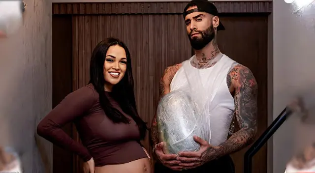 Angie Arizaga pone dura prueba a Jota Benz sobre su embarazo.