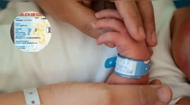 Un hombre registró a su bebé con el apellido materno primero en Colombia.
