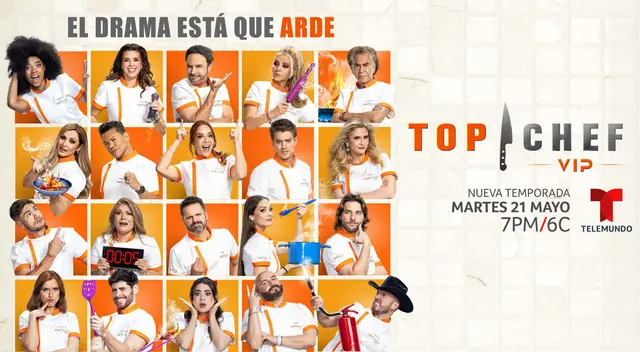 ¿Cuándo inicia Top Chef VIP 2024? vía Telemundo