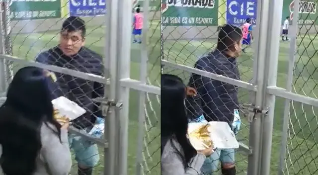 Joven come en plena pichanga y escena es viral en las redes sociales.