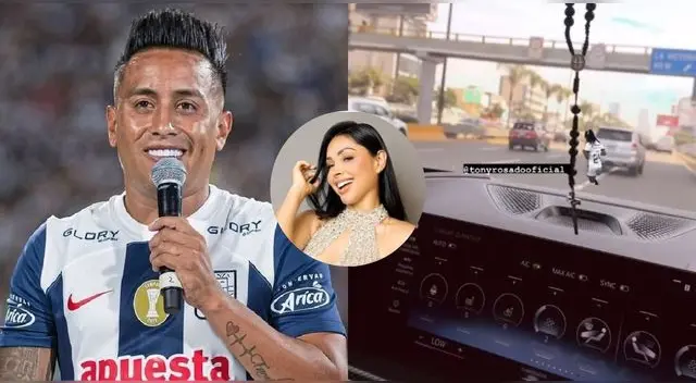 El jugador Christian Cueva entona canción de Tony Rosado mientras conduce. El jugador Christian Cueva entona canción de Tony Rosado mientras conduce.
