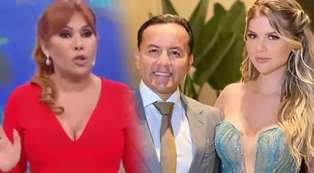 Magaly Medina arremetió contra Brunella Horna tras salidas a discotecas de Richard Acuña.