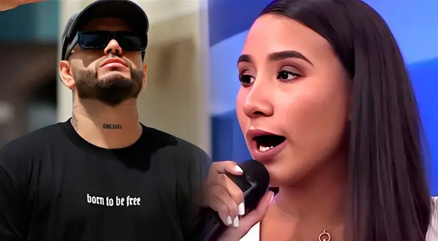 Bryan Torres se defiende de Samahara Lobatón. Bryan Torres se defiende de Samahara Lobatón.