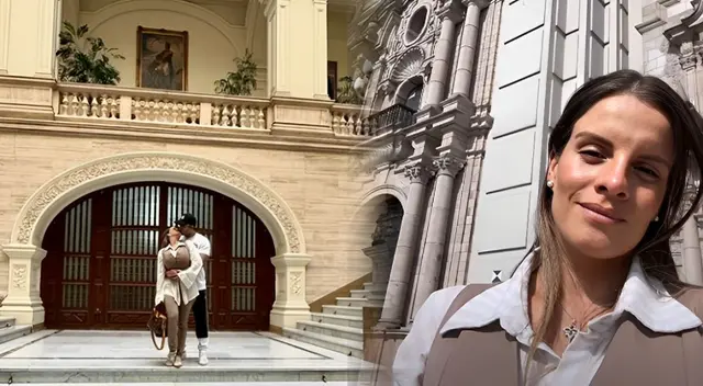 Alejandra Baigorria se luce en la Catedral de Lima.