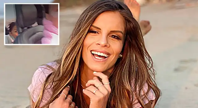 Ale Baigorria hace broma a su trabajadora al verla dormir.