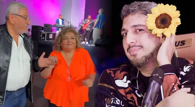 Ricardo Mendoza celebra junto a su mamá su cumpleaños.