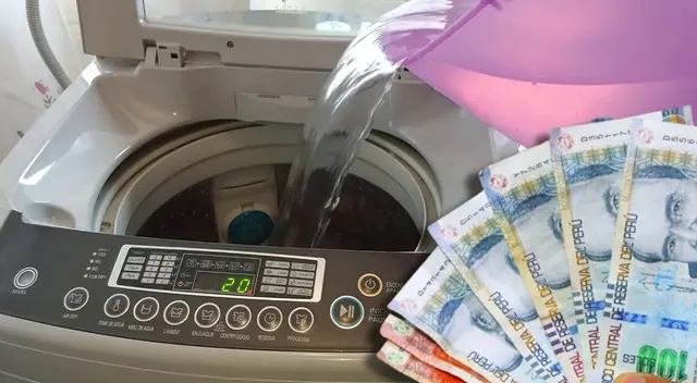 Conoce cuánta agua consume una lavadora. Conoce cuánta agua consume una lavadora.