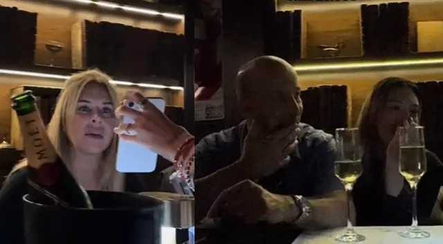 Precio del champagne sorprendió a familia y escena es viral en redes sociales.