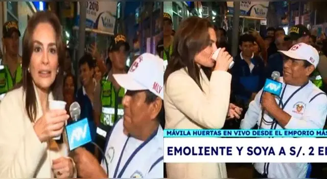Mávila Huertas visita Gamarra y emolientero le recita un poema que la dejó sorprendida. Mávila Huertas visita Gamarra y emolientero le recita un poema que la dejó sorprendida.