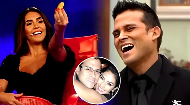 Christian Domínguez cuadra a Vania Bludau por llamarlo "olluquito". Christian Domínguez cuadra a Vania Bludau por llamarlo "olluquito".