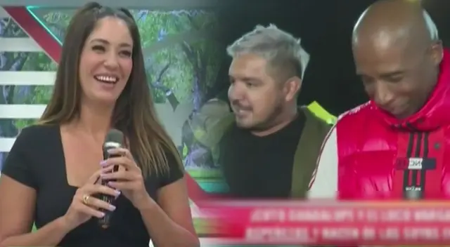 Tilsa Lozano y su inédita reacción al ver al Loco Vargas. Tilsa Lozano y su inédita reacción al ver al Loco Vargas.