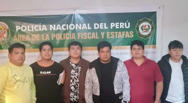 Estos son los rostros de las personas capturadas con más de 800 kilos de mercancía.