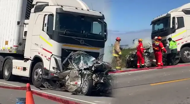 Pareja de esposos pierden la vida en carretera de Arequipa.