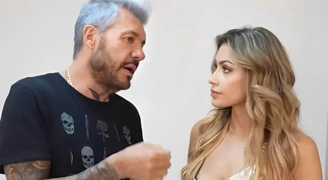 Marcelo Tinelli reclama atención de Milett Figueroa. Marcelo Tinelli reclama atención de Milett Figueroa.